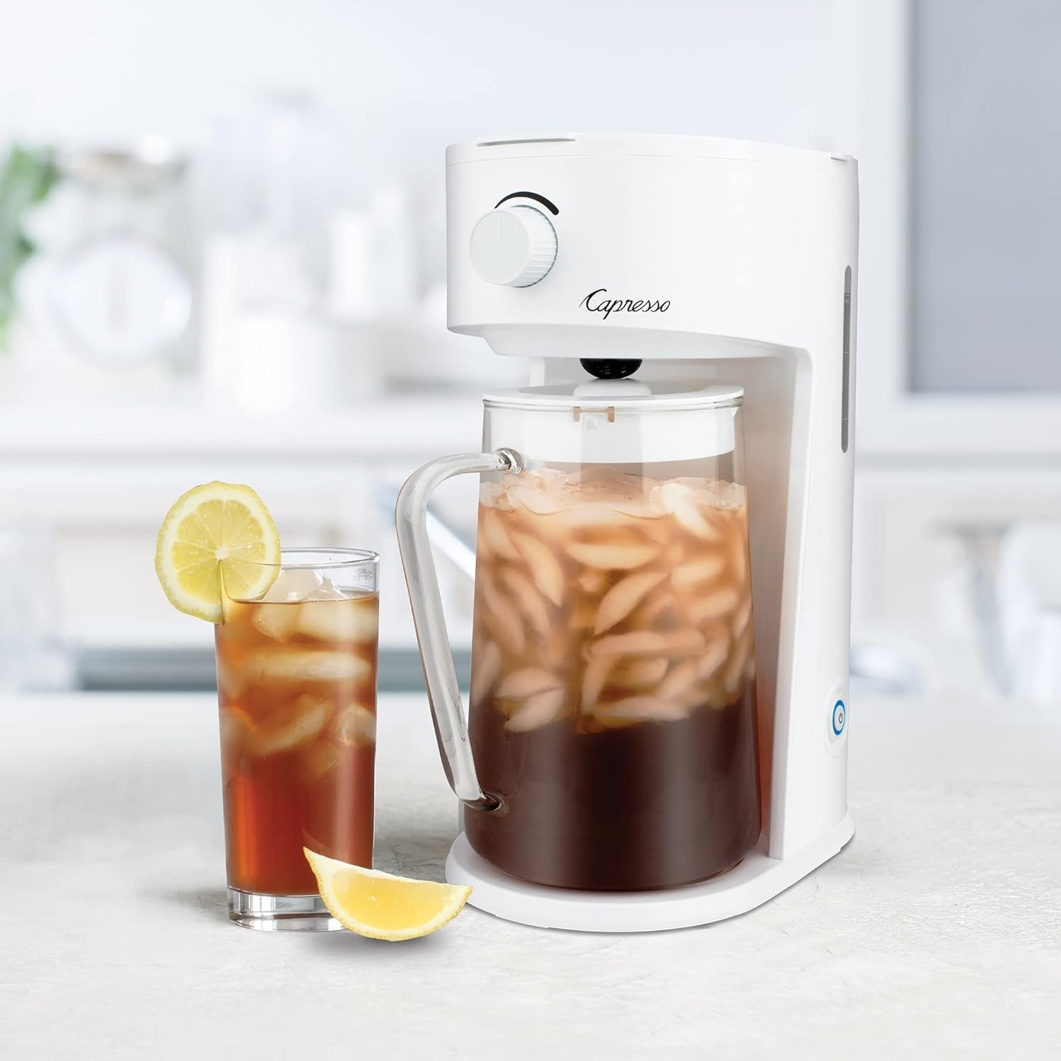 Single Serve Iced Coffee machine, Coffee Maker for K-Cup and Ground, Beer Sizes 6-14 oz, for Home, Travel, RV, Office and Dorm