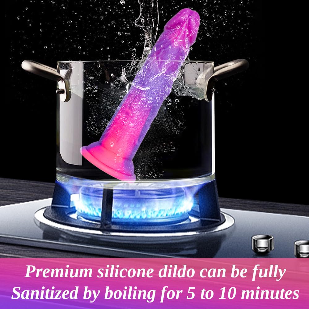 Set di imbracatura e dildo indossabili, 3 misure di dildo realistico in silicone indossabile con ventosa e cinghie regolabili, giocattoli vaginali e anali per principianti del sesso lesbico e gay