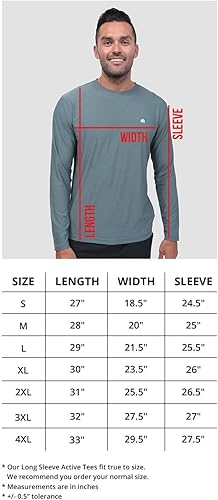 Miniatura 6 de Camisa deportiva de manga larga para hombre S - 4XL Dri Fit Performance Workout Shirt