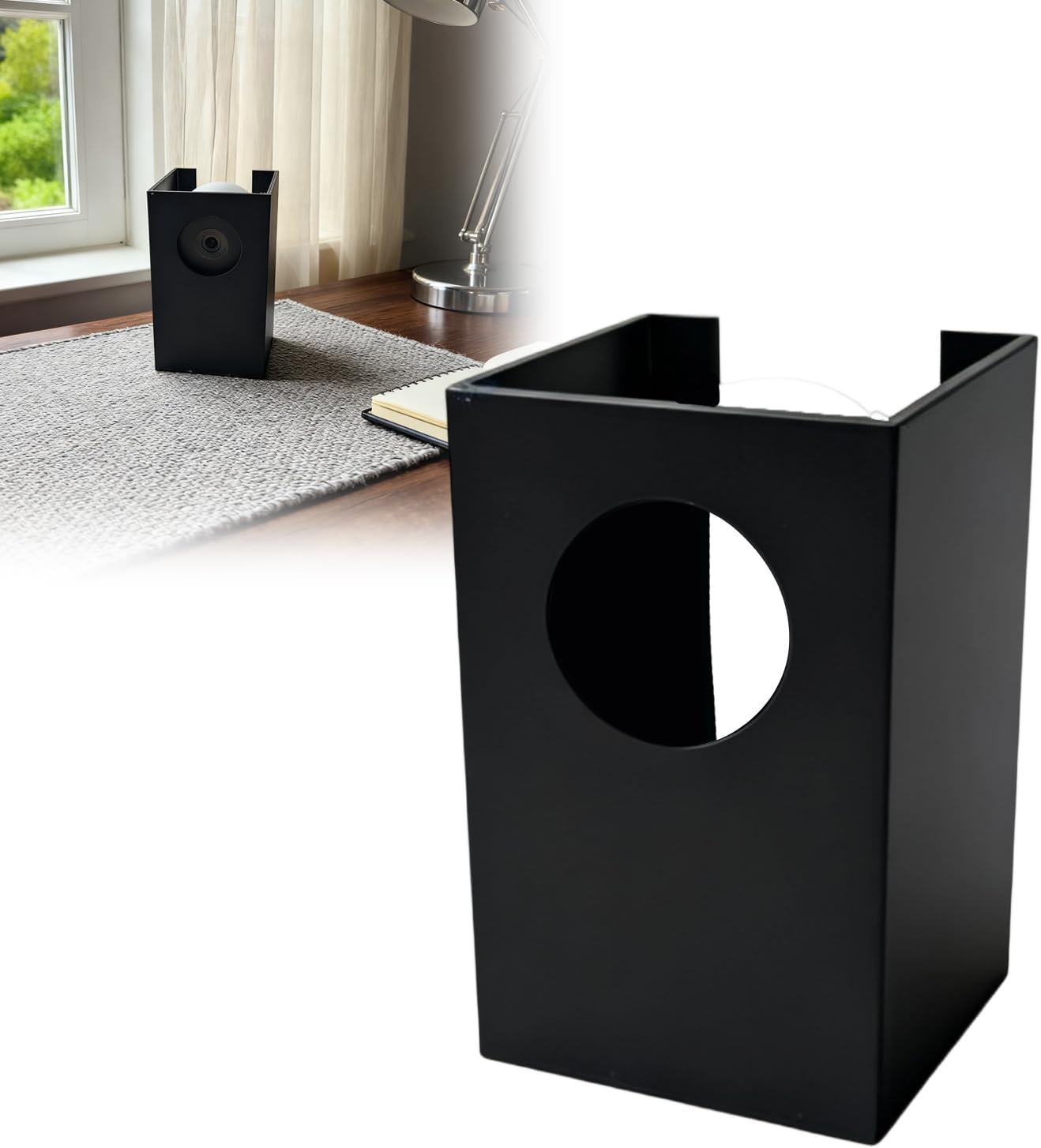 Hidden Shell Compatible with Google Nest Indoor Camera (2nd Gen) | Window Mount Housing | Raises Camera-Blockage Status Indicator