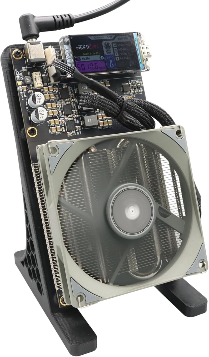 Amazon.in: Buy NerdQaxe++ 4.8TH/s Bitcoin Miner 15J/Th 2.4G WiFi 68W Power  Consumption Solo BTC 4 PCS BM1370 Asic Chip Mining Machine (Black) Online  at Low Prices in India | Acmine Reviews &