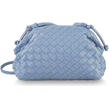 Huralona Dressy Pleated Vegan Leather Clutch Purse Woven Soft Cloud Dumpling Clutch Bag for Women PU Evening Purse Handbag