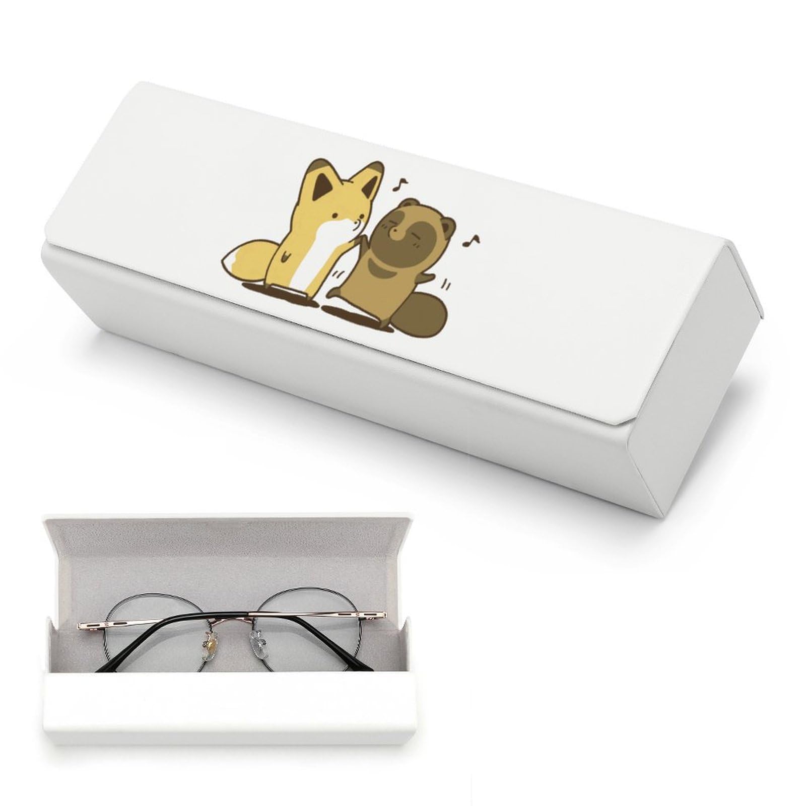 メガネケース Amazon.co.jp: メガネケース タヌキとキツネ 眼鏡ケース メガネポーチ