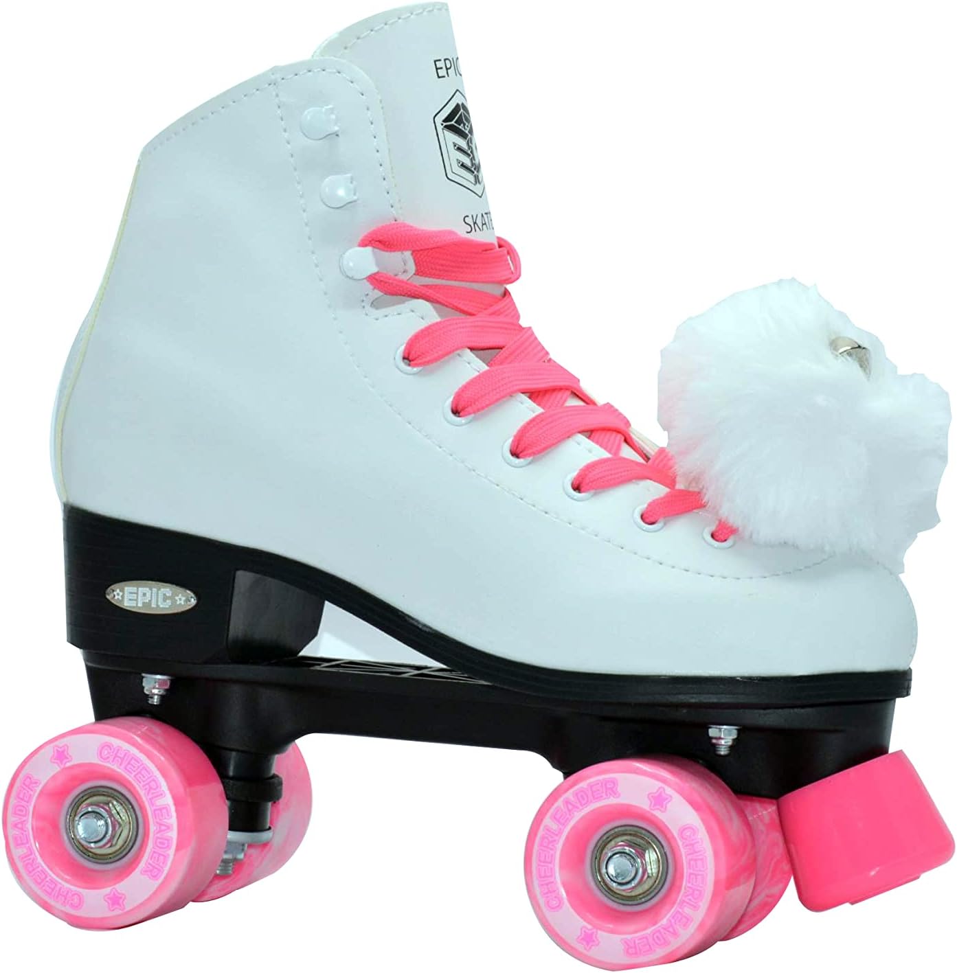 Epic Cheerleader High-Top Quad Roller Skates & Bag Bundle