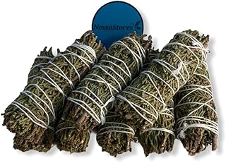 NESSASTORES - Juniper Smudge Incense 4" Bundle #JC-176 (6 pcs)
