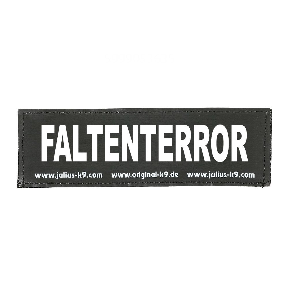 Interchangeable Patches, 1 pair, FALTENTERROR, Size: Small, Black — image 1