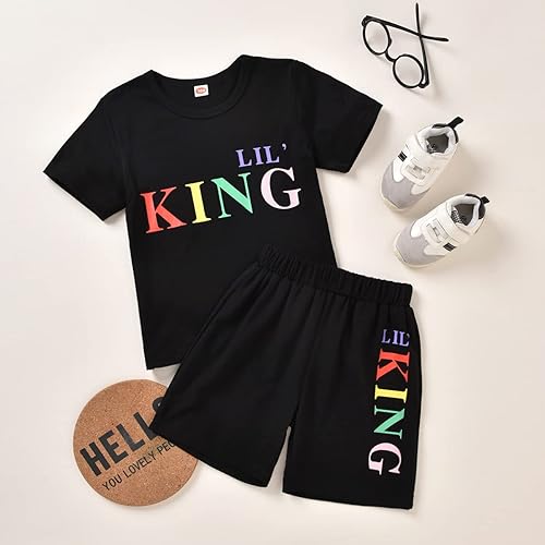 Miniatura 4 de Aalizzwell Conjunto de camiseta de manga corta para niños pequeños, pantalones cortos de camuflaje, ropa de verano