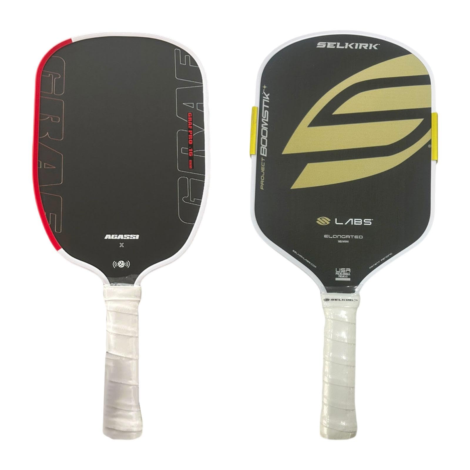 SNAPPSY Carbon Fiber Pickleball Paddle Portable Sturdy 16mm Thick for Indoor Outdoor Style A-image-48