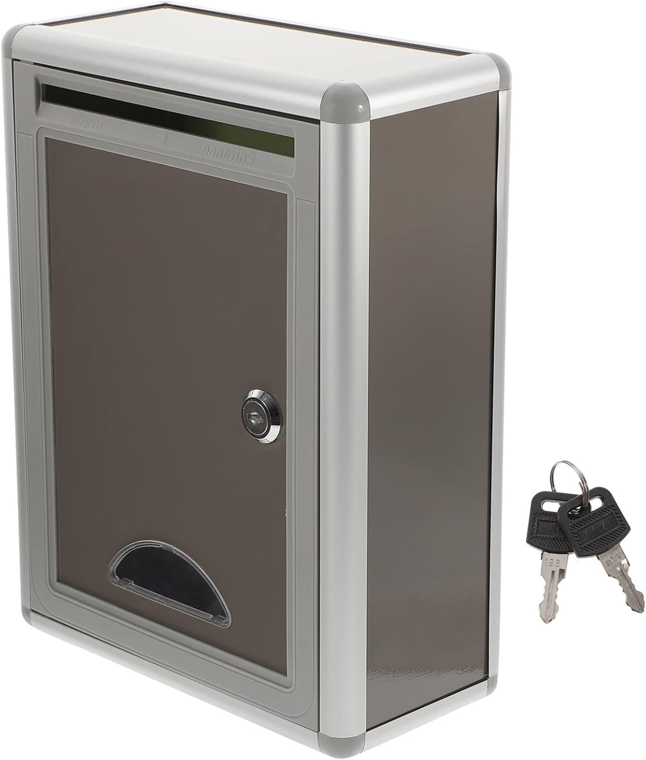 Abaodam Mail Box Stainless Steel Mailbox Box Mailbox Wall Mountable