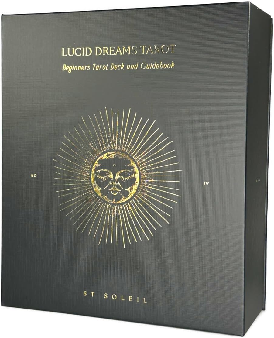 新品 漆黒の金箔エッジ 怖くて優しいタロットカード 全78枚 ブラック