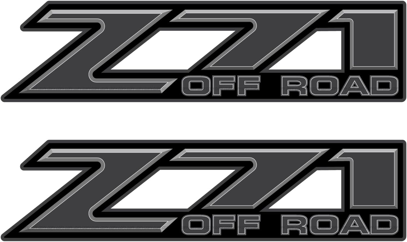 Z71 Offroad Decals Stickers for Chevy Silverado Z71 2001-2006 Bed Side 1500 2500 HD 01-06