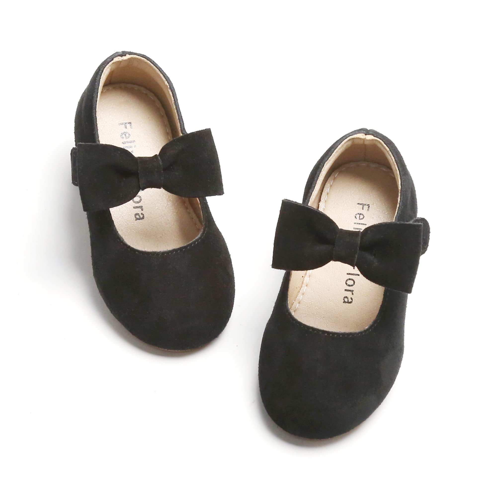 Felix &amp; Flora Toddler Flower Girl Dress Shoes - Girl Ballet Flats Party School Shoes Wedding