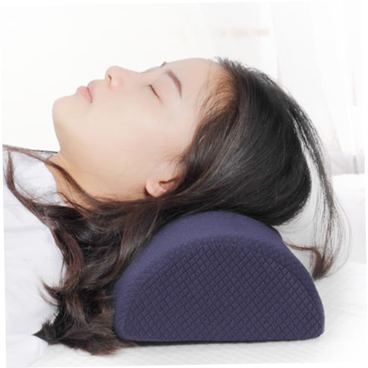 Memory Schaum Kniepolsterkissen Halbrolle Beinkissen Mit Abnehmbarem Bezug Ergonomisch Für Taille Rücken Büro Und Schlafzimmer