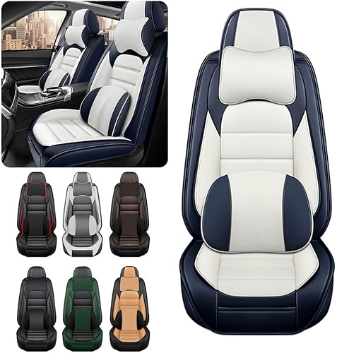 Miniatura 2 de Iceleather Fundas de asiento de automóvil de lujo para Mercedes-Benz GLE 350 2017-2025, funda de asiento de piel sintética impermeable, suave,