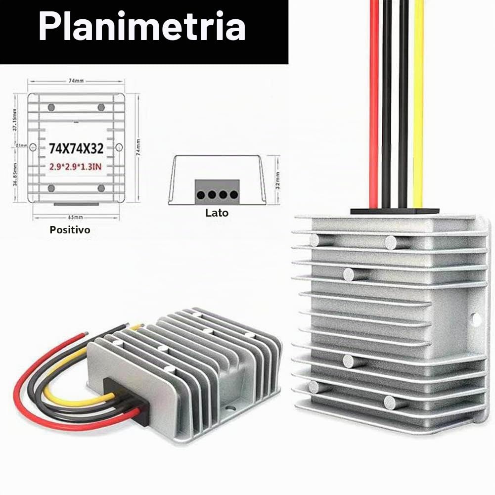 12 V a 15 V DC Step Up convertitore di Alimentazione, 15 A 225 W DC Boost regolatore di Tensione di Alimentazione Changer