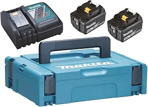 Makita B01BIWMBTG – Power Source Kit con batterie e caricabatterie, 18 V, 5 Ah