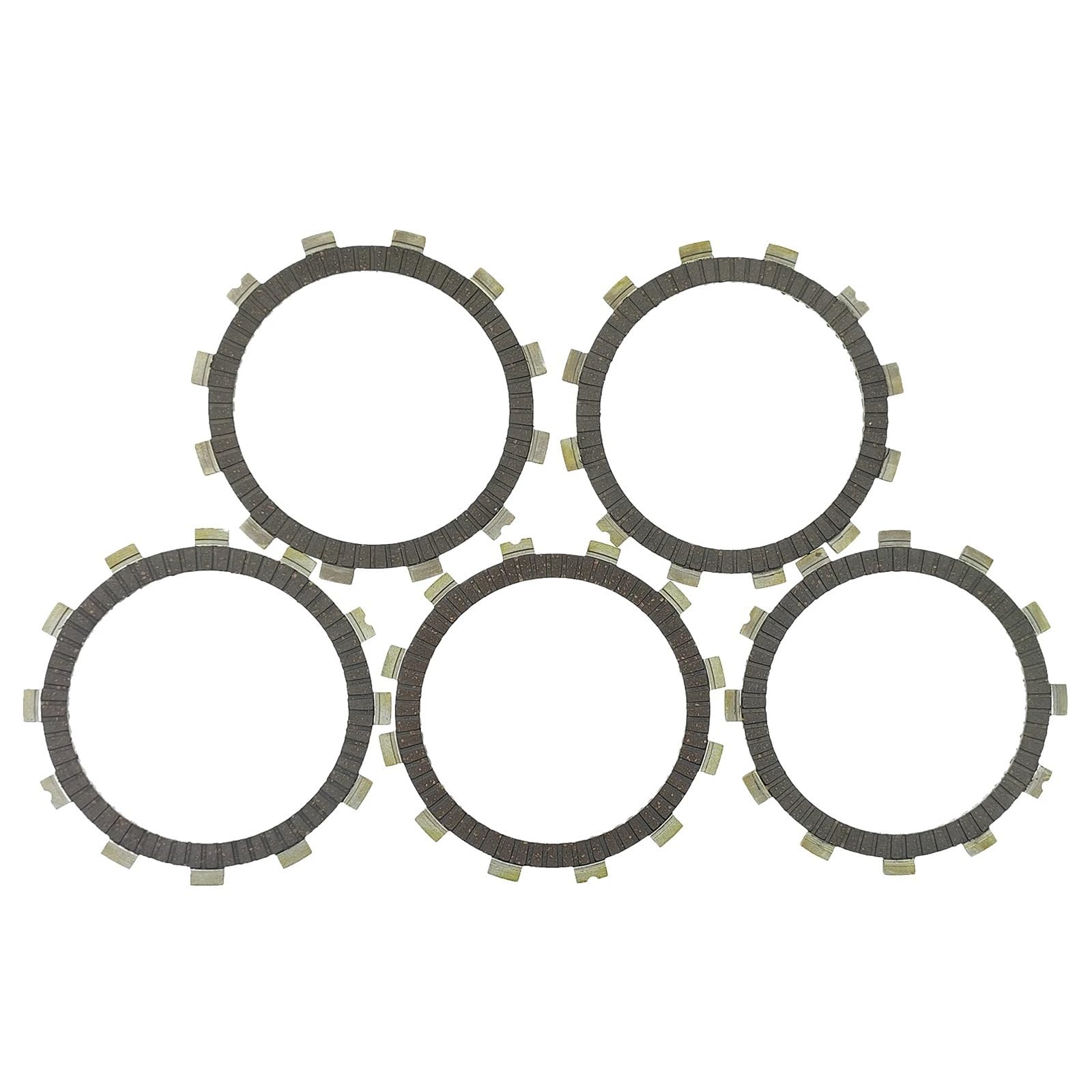 Disque de friction d'embrayage 125 L6-L8 anti patinage 5pcs
