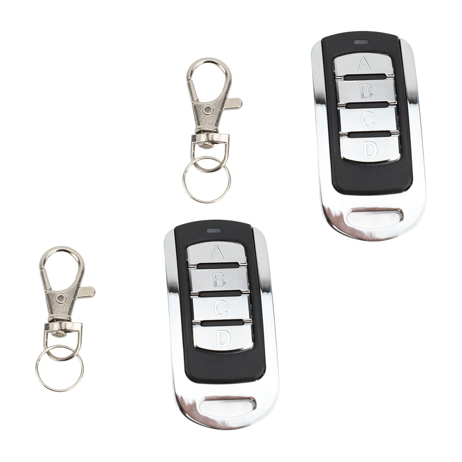 Ouvre-télécommande de Porte de Garage à 4 Boutons, 250 à 913MHz, Bande Complète, Haute stabilité, pour la sécurité de la Maison (2PCS)