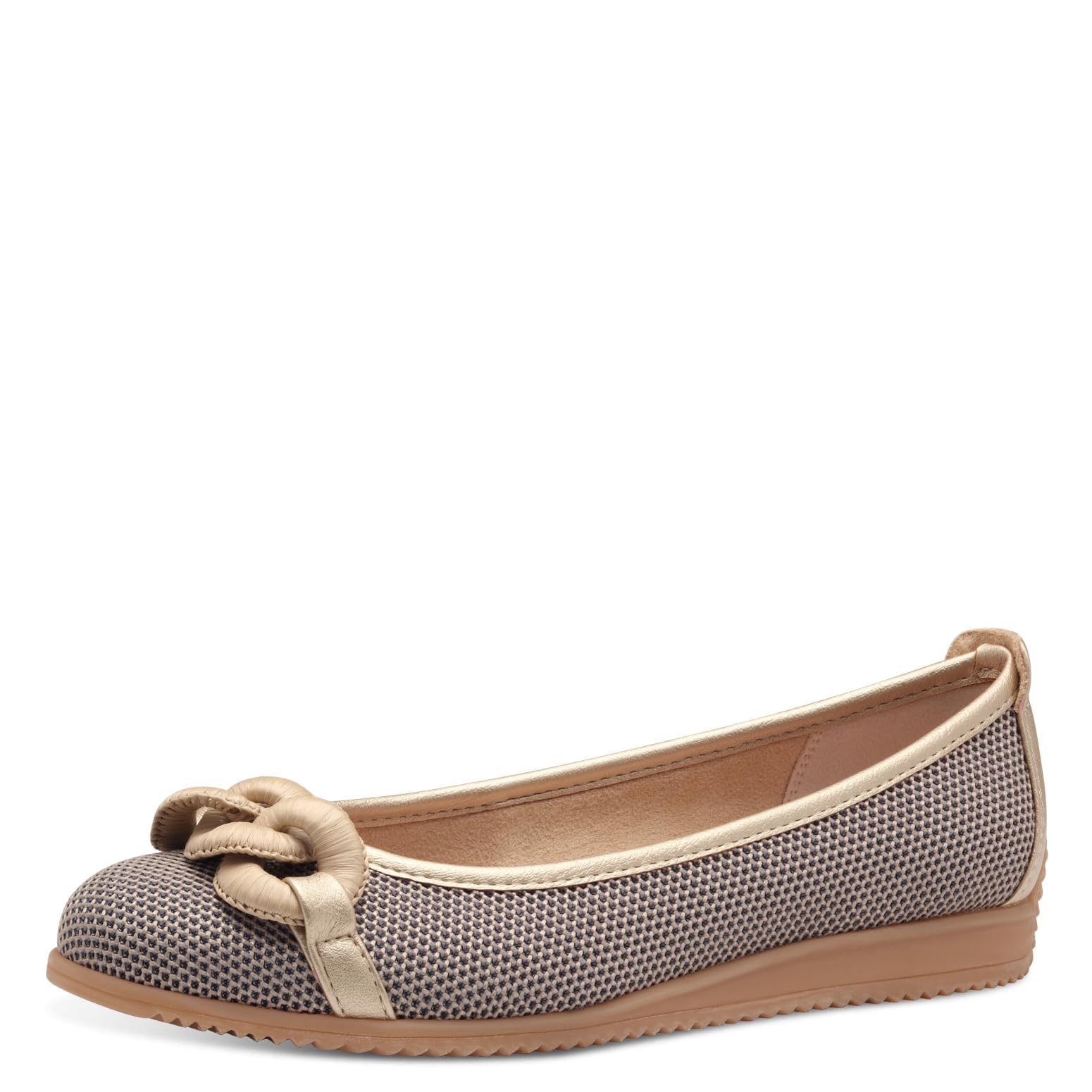 Marco Tozzi Damen Ballerinas Runde Spitze Elegant