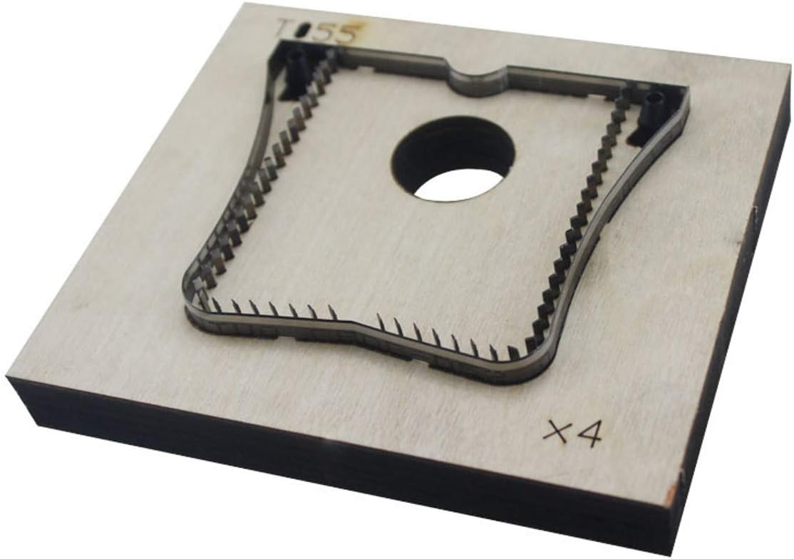 WellieSTR Japan Steel Blade Cigarette Lighter Leather Cutting Die Papercraft Paper Art Tool Die Cutting Machine Diy Handicraft Cutter Lighter (with stitch hole)