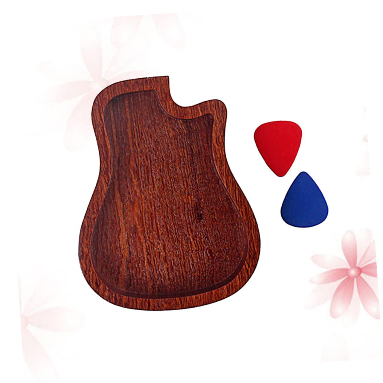 Yardwe 2 Series Estuche para Púas De Guitarra Estuche para Púas De Guitarra Soporte para Púas De Guitarra Acústica Bandeja para Púas De Guitarra Soporte para 2 Piezas*2 Color Aleatorio
