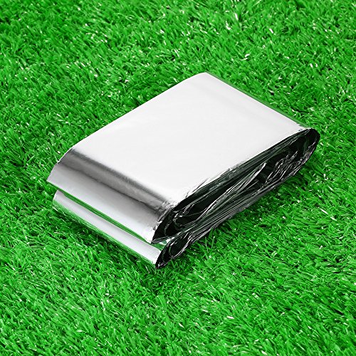 Cobertor de emergência, Andoer Cortina de isolamento de resgate de sobrevivência de manta de emergên