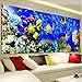 RAILONCH Large 5D Diamond Painting Full DrillOcean World DIY Arts Craft for Home Wall Decor (120 x 45 cm)