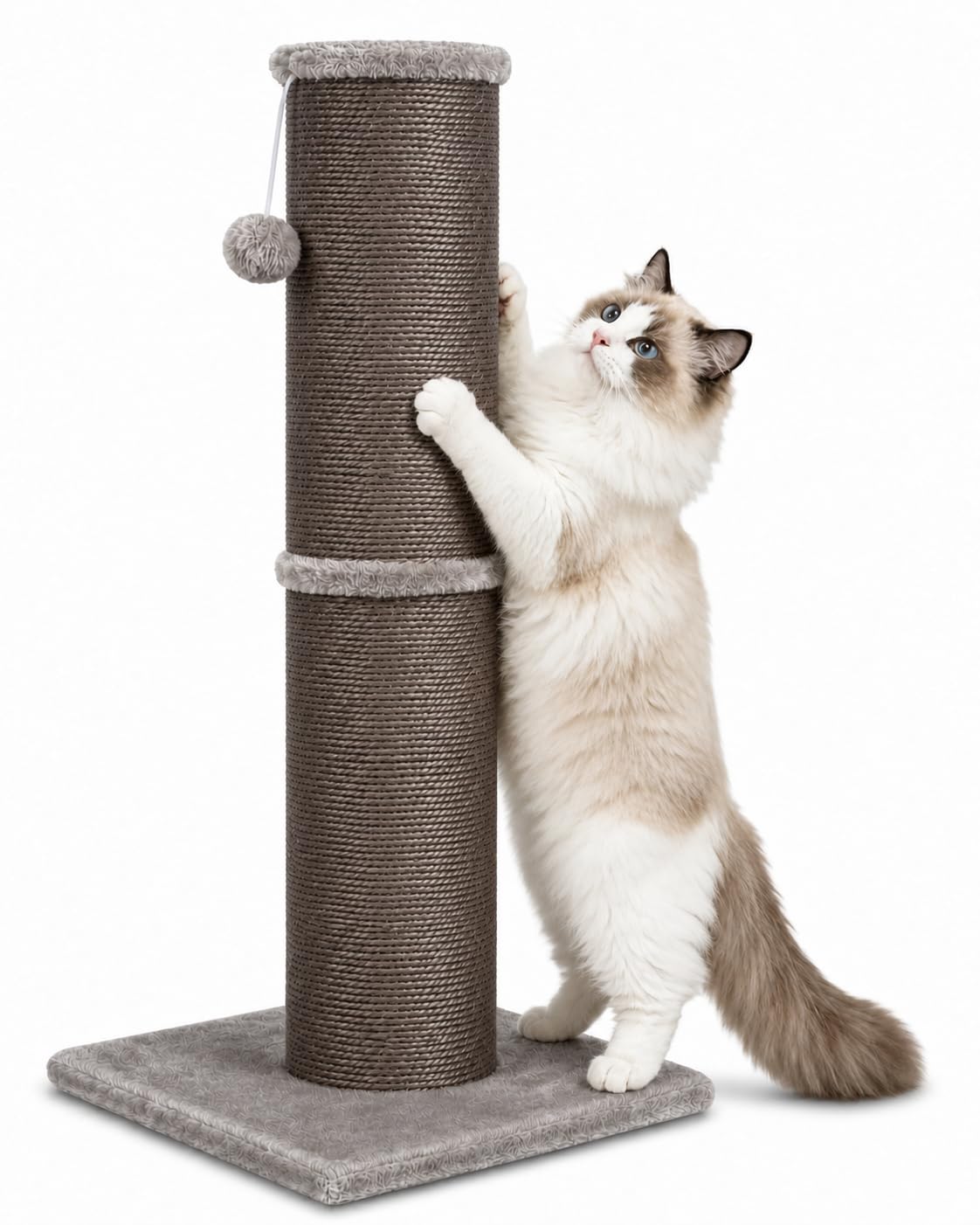 AGYM Cat Scratching Post with 5.5 Inch Diameter Sisal Post, 32 Inch, Grey — image 1