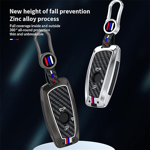 Miniatura 8 de Carcasa de aleación de zinc para llave de automóvil, compatible con BMW 1, 3, 4, 5, 6, 7 M, Series X1, X3, X4, M3, M4, M5, M6, GT3, GT5
