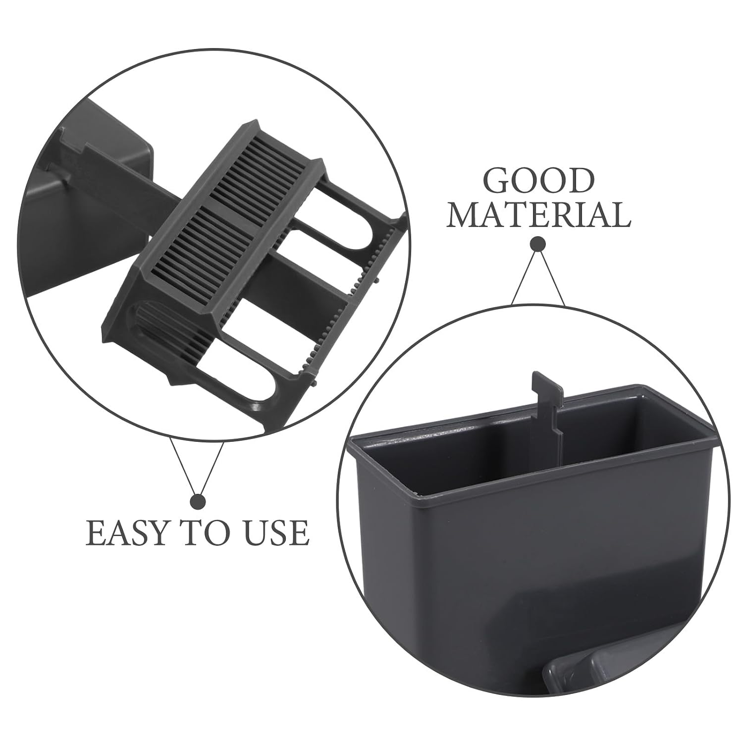2 Sets Microscope Slides Staining Rack and Jar Polypropylene Lab Slide Holders with White and Gray Staining Racks and Repair Box