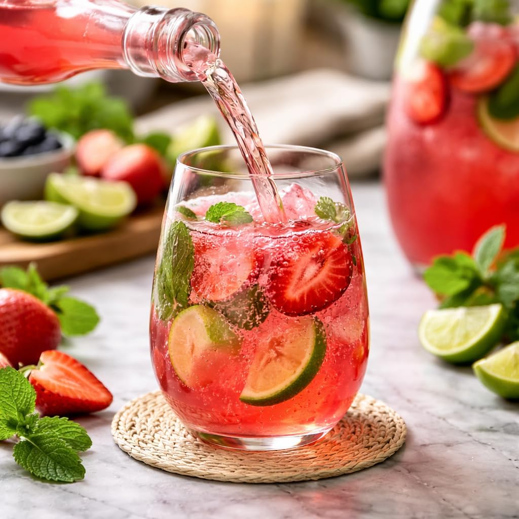 Oojami 40 Pack 12 Ounce Stemless Unbreakable Crystal Clear Plastic Wine Glasses (12 Ounces) - Image 5