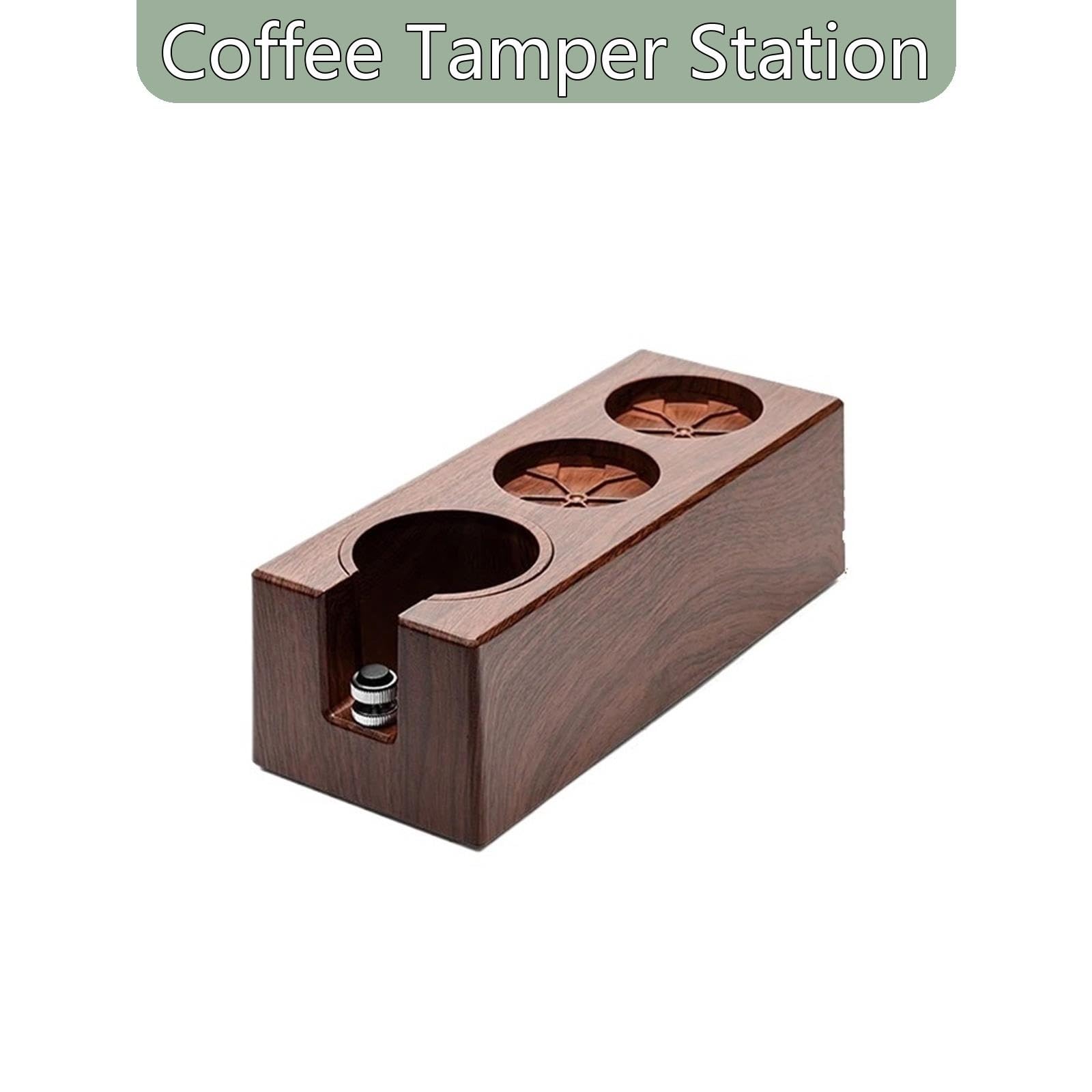 Estación De Manipulación De Café Soporte De Mango De Estilo Italiano 51-58 Mm Distribuidor De Prensa De Polvo Multiuso Base De Almacenamiento Herramienta De Barista, Soporte Estable