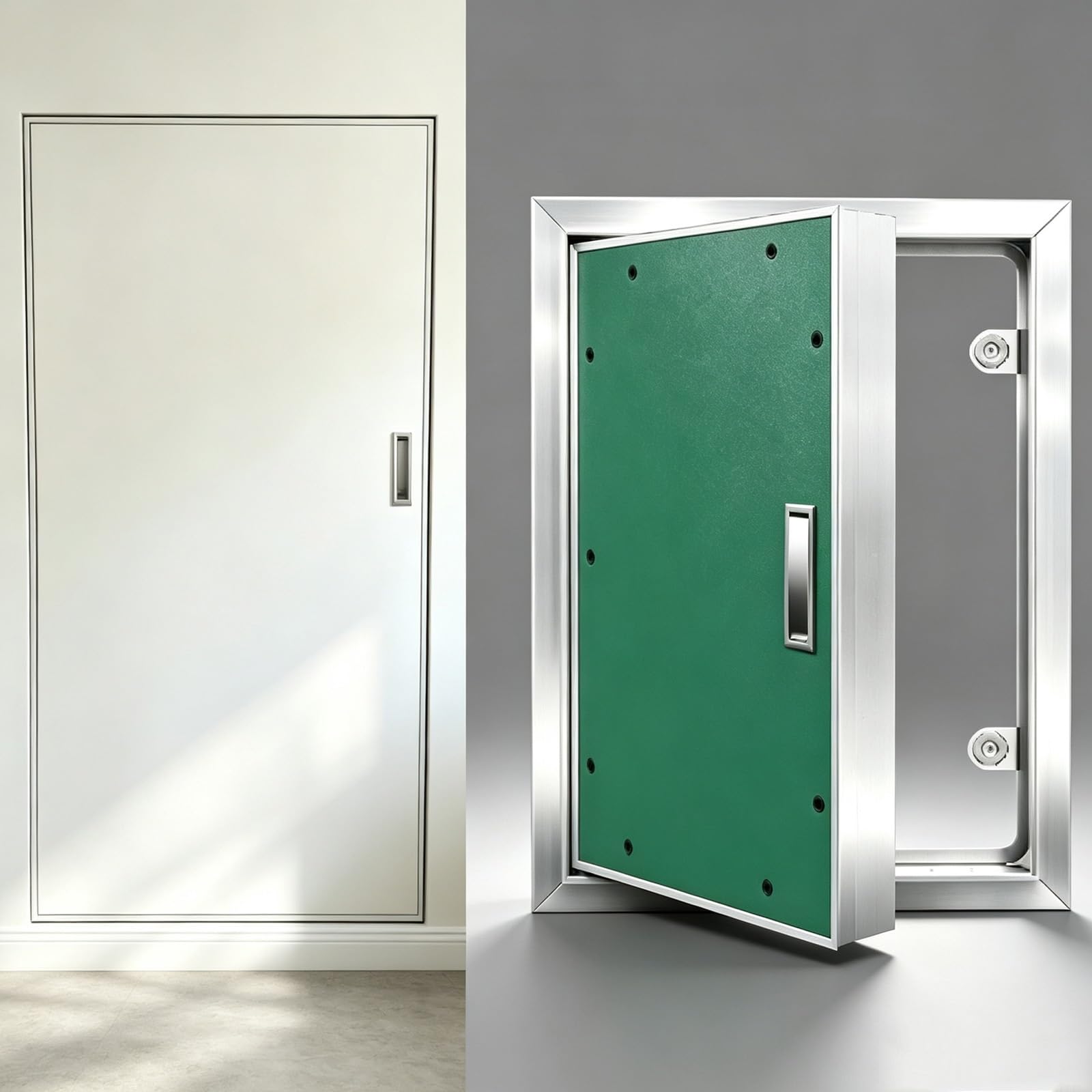 Puerta de inspección oculta de aluminio para registro HVAC RAS