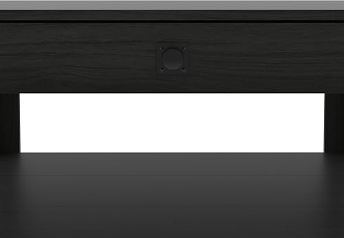 Miniatura 5 de Galano Philia - Mesa de centro rectangular moderna con cajón de almacenamiento, mesa central de 2 niveles para sala de estar, oficina, balcón, 31.5