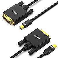 Vista 8 de BENFEI Cable Mini DisplayPort a DVI de 3 pies, cable Mini DisplayPort a DVI (compatible con Thunderbolt 2) con MacBook Air/Pro, Surface Pro/Dock