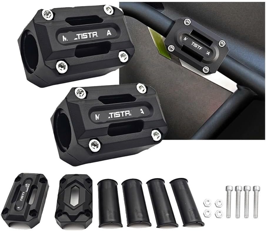 Engine Guard Crash Bar Bumper for MULTISTRADA 1200/1260/S/ST ABS Plastic Bumper Engine Guard Protection Decorative Block Crash Bar Bumper Engine Guard Crash Bars