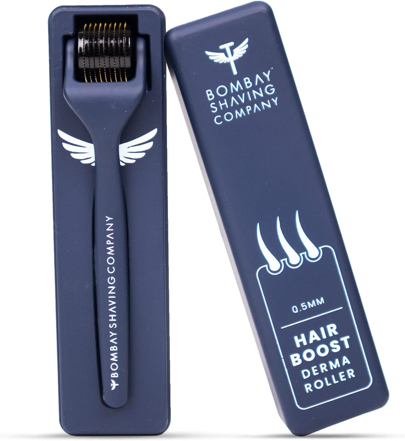 Bombay Shaving Co Advance Derma Roller for beard and hair | 540 Titanium Alloy Needles 0.5 mm | Activates Hair Follicles | Easy to use | Safe & Effective