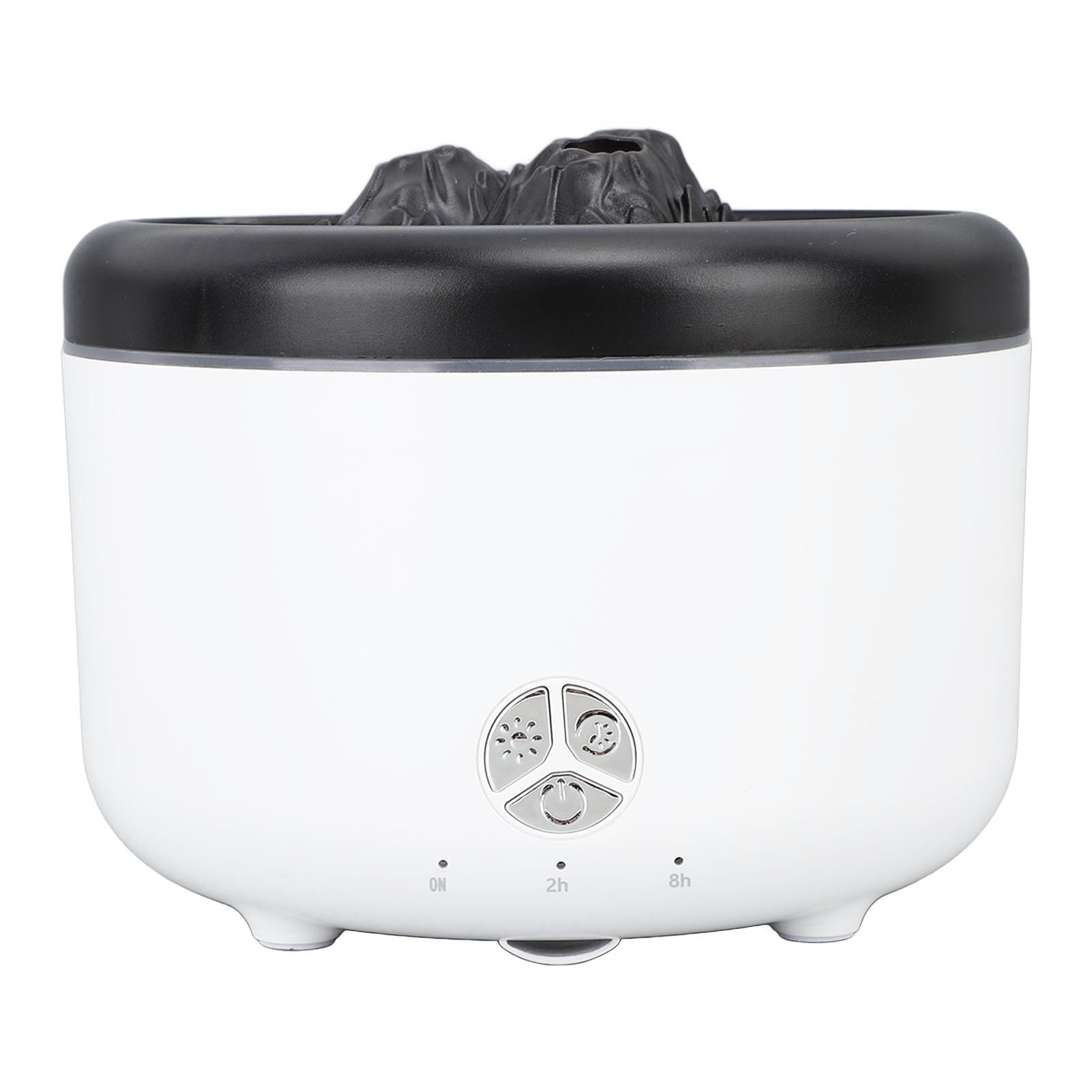 Chrees Diffuseur D'huiles Essentielles à Flamme Diffuseur D'arômes de Volcan Humidificateur d'air 500 ML Télécommande 2 Modes de Brume Effet de Flamme LED Fonctionnement Silencieu (Norme européenne)