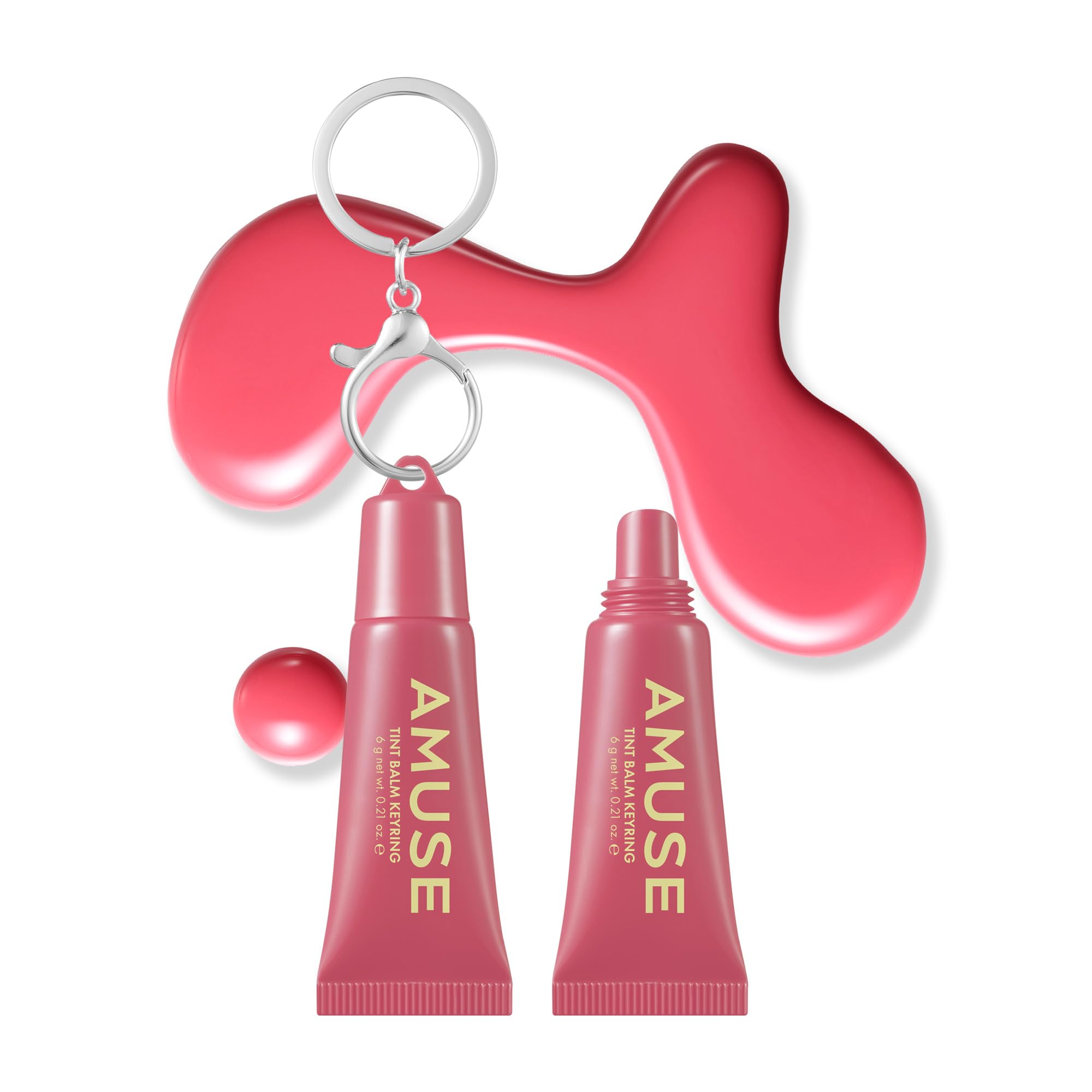 【コラボモデル】sumlures Lipless suming Amazon.com : AMUSE SEOUL Care Tint Lip Balm Keyring (05 ROSE ME