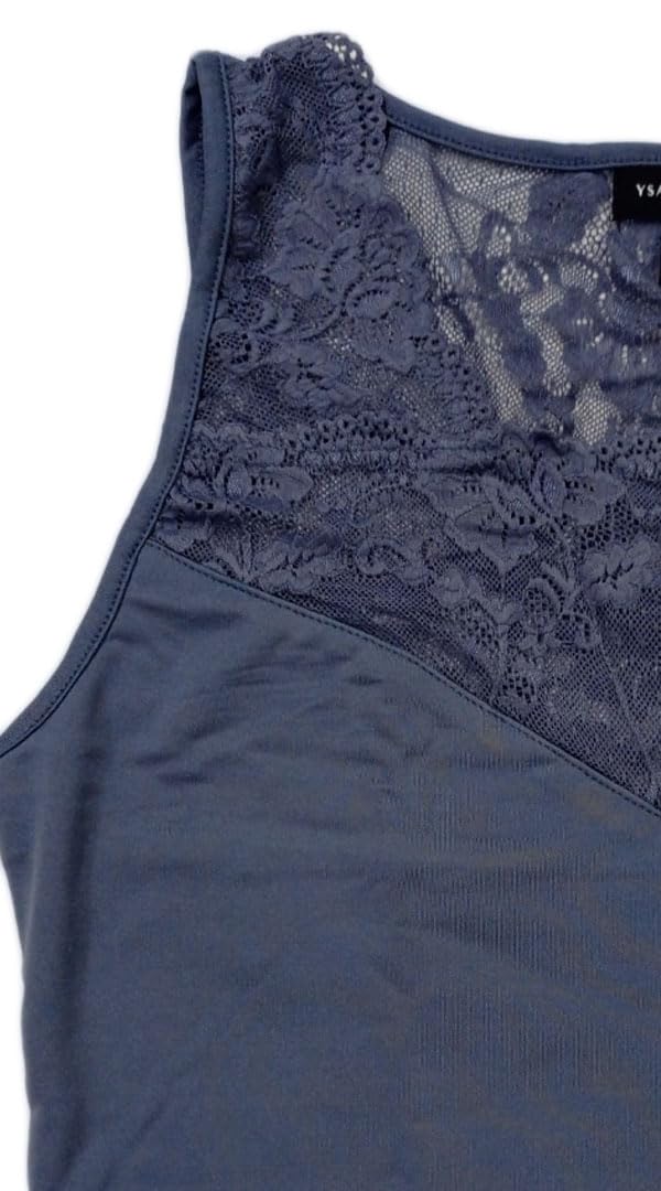 YSABEL MORA Camiseta Térmica Sin Mangas Encaje Elegante y Cómoda, Protección Térmica Avanzada, Libertad de Movimiento, Ideal para Cualquier Ocasión, Tecnología Antihumedad.