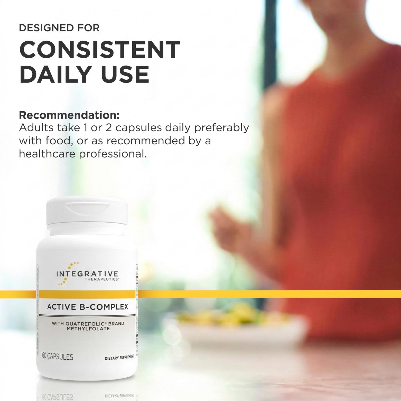 Integrative Therapeutics Active B-Complex with Methylfolate, 60 Count — Amazon image 7