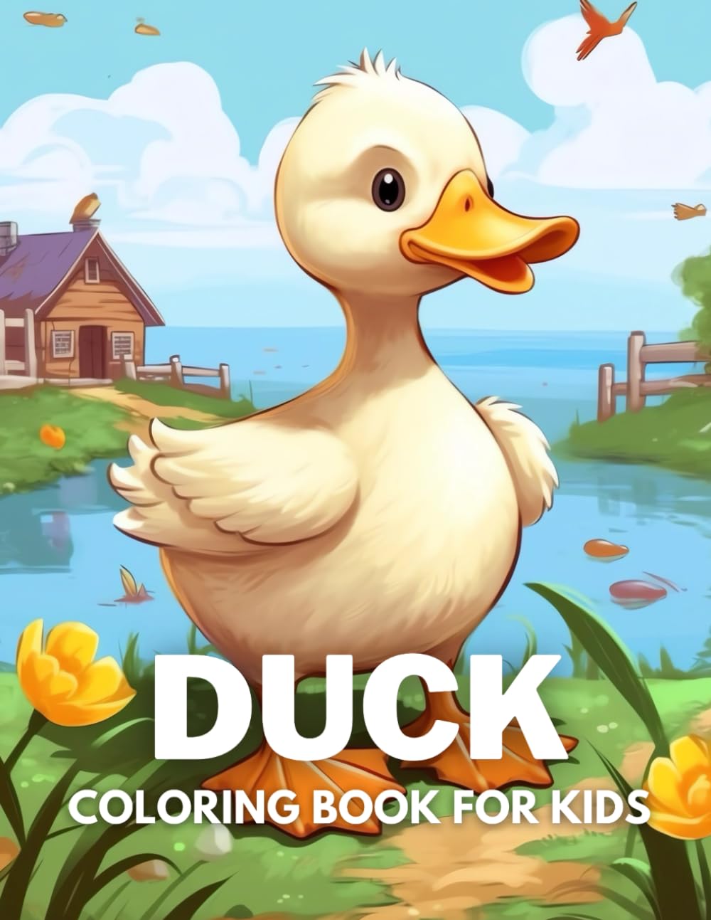 Duck Coloring Book For Kids: +40 Fun And Easy Drawings Of Cute Duck To Color For Kids, Boys And Girls Who Love Duck, Stressrelief Relaxing