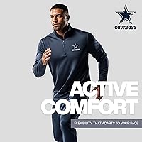 Vista 5 de Dunbrooke NFL mens All Star Tech Fleece 1/4 Zip