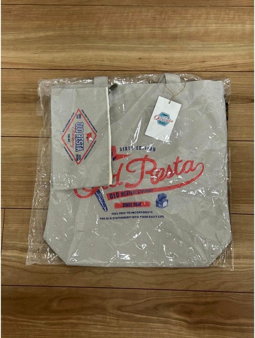 期間限定特別価格】文具女子博プロデュース トートバッグ Old Resta（オールドリスタ） ミニポーチ付き | あいうえお順キーワード,その他 |  ナガサワ文具センター公式オンラインショップ 文具女子博 OLD RESTA トートバッグ ポーチ