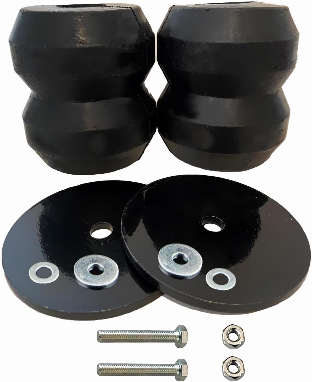 GMRCK15S Rear Suspension Bump Stops Enhancement System Fit for Chevy Silverado 1500 GMC Sierra 1500 Pickup Truck 1999-2019, with 8600 lbs Weight Capacity