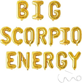 Big Scorpio Energy Banner, Zodiac Birthday Banner,October November Birthday Banner, Zodiac Scorpio, Horoscope, Astrology Bday Party Decorations