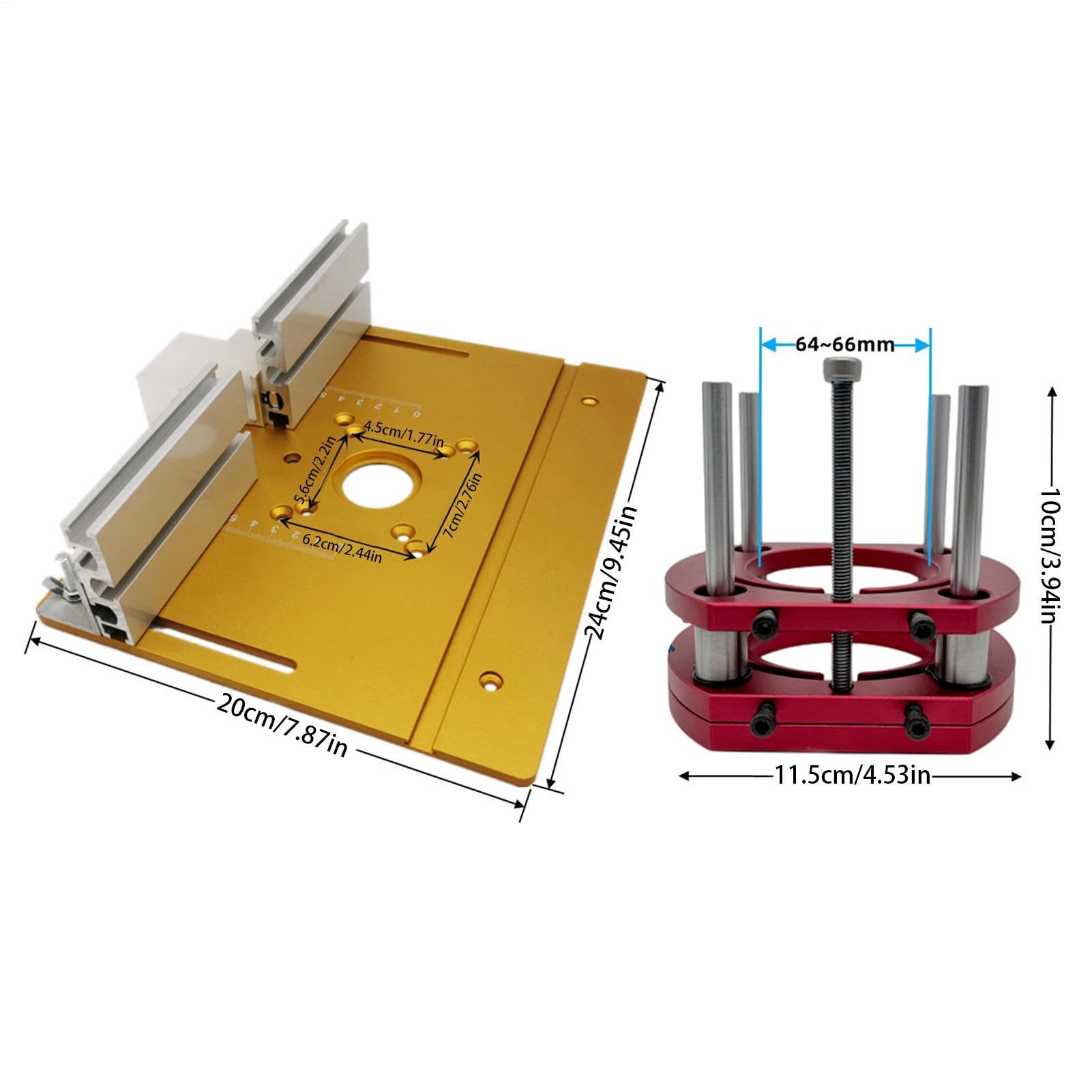 Elevador para Mesa de Fresadora Antióxido Con Escala Clara Y Práctico | Mesa Router Para Carpintería Máquina Grabadora Para Madera, Recortadoras Pequeñas, Motores Y Elevación Mesa