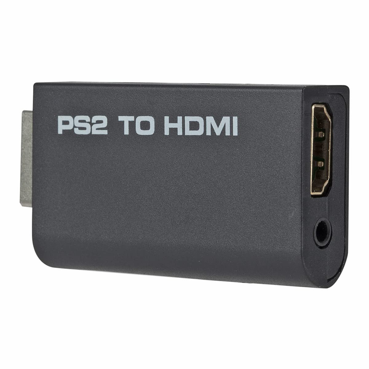 Finera PS2 to HDMI Converter Adapter, Video Converter PS2 to HDMI with 3.5mm Audio Output for HDTV HDMI Monitor Supports All PS2 Display Modes
