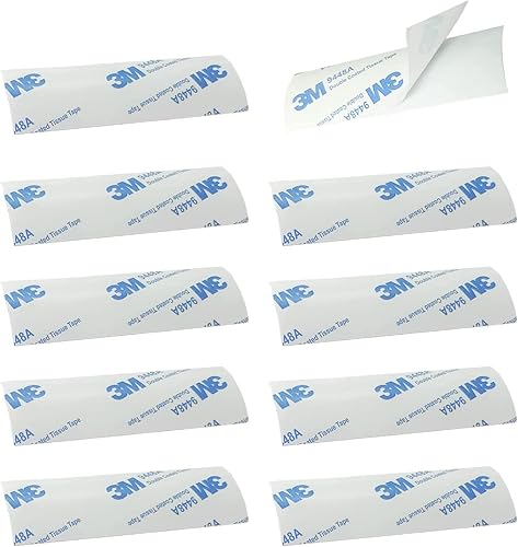 Kowibcl 10 juegos de láminas de repuesto para persianas horizontales, mini pestañas de reparación de persianas horizontales de vinilo blanco de 1