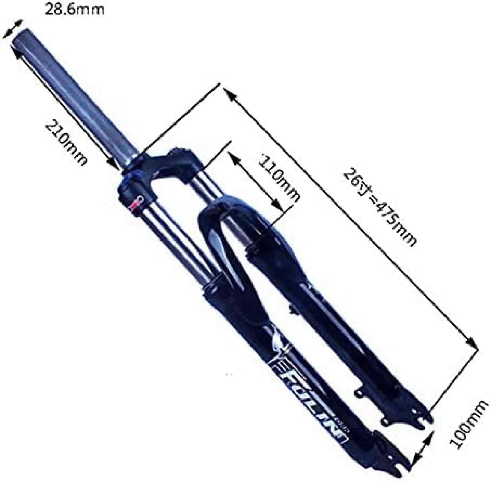 MTB サスペンションフォーク　フロントフォーク Amazon.co.jp: 26 インチ MTB フロントサスペンション フォーク